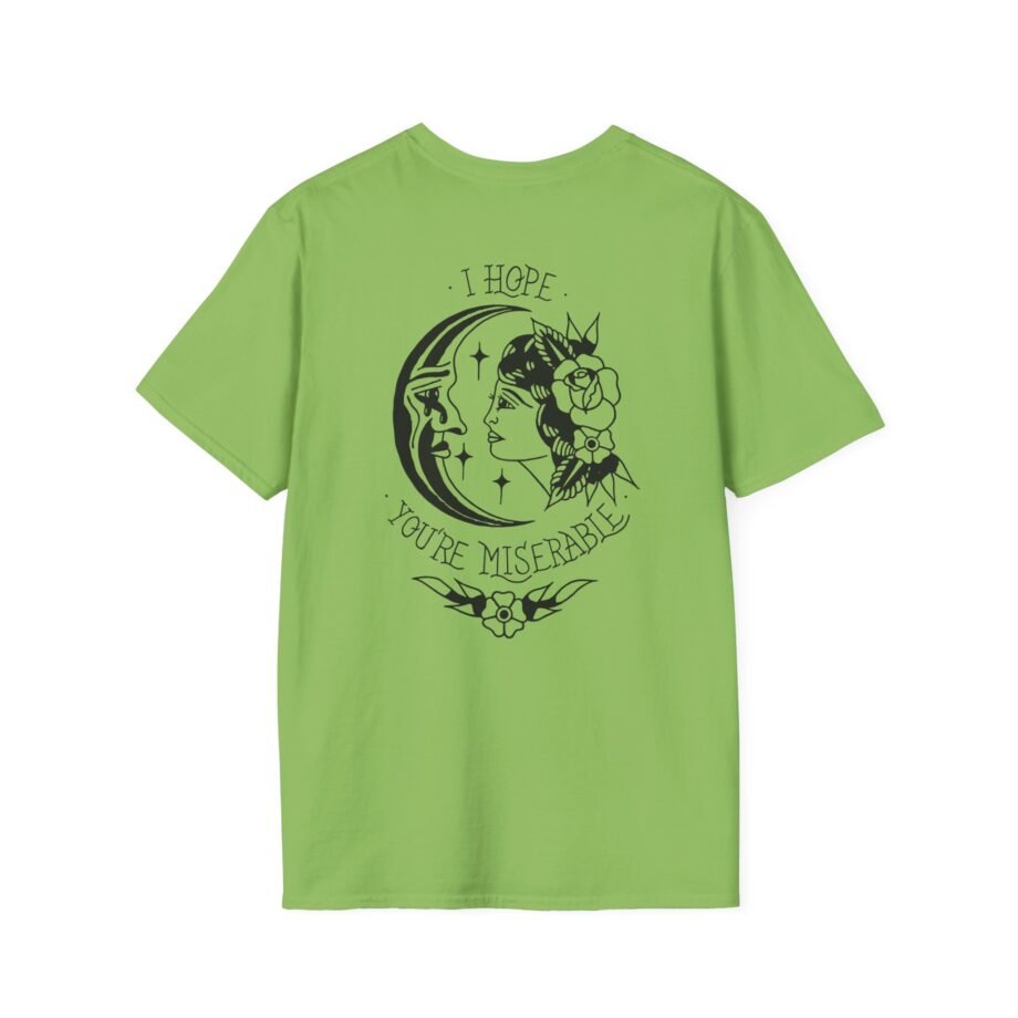 Moose Blood Traditional Tattoo Desig Unisex Softstyle T-Shirt