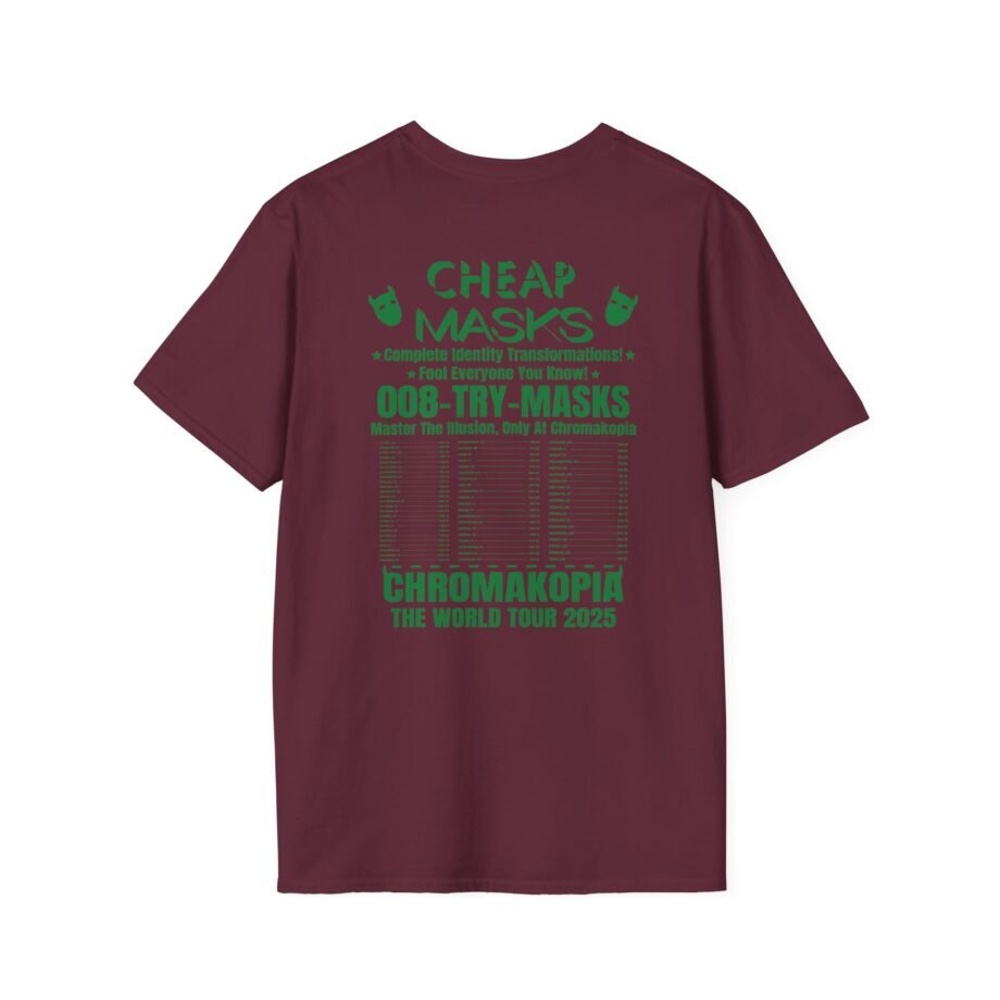 Chromakopia Cheap Masks Signature Tour Unisex Softstyle T-Shirt