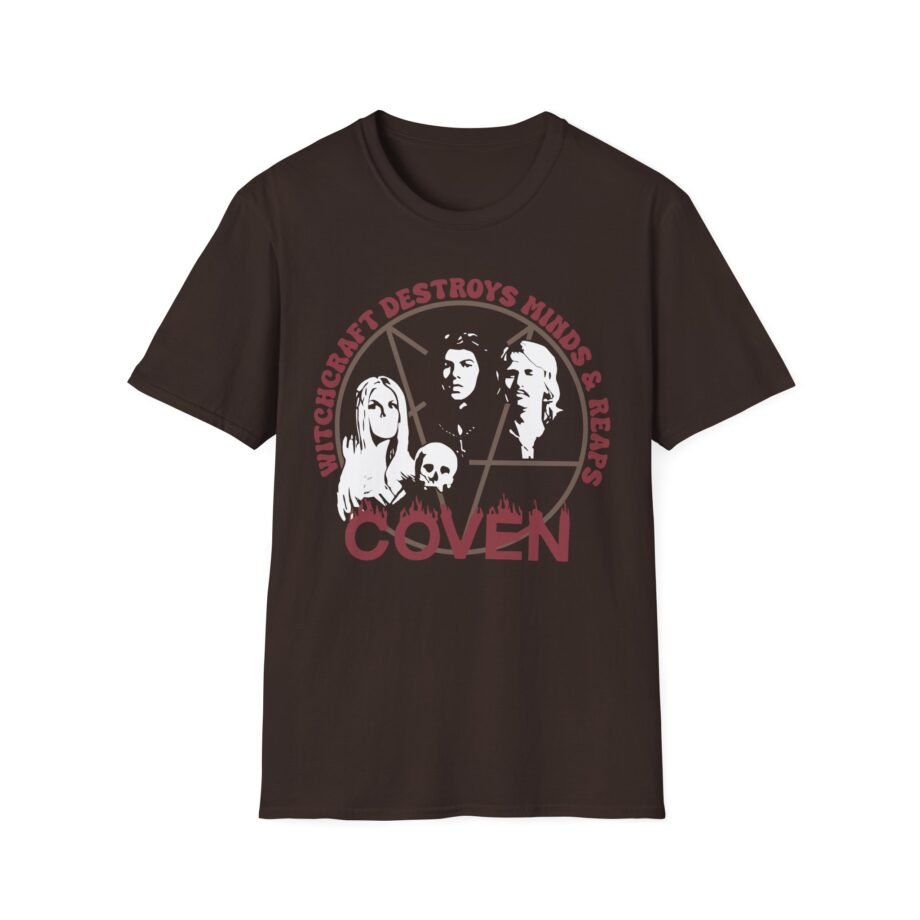 Coven Witchcraft Destroys Minds & Reaps Souls Unisex Softstyle T-Shirt