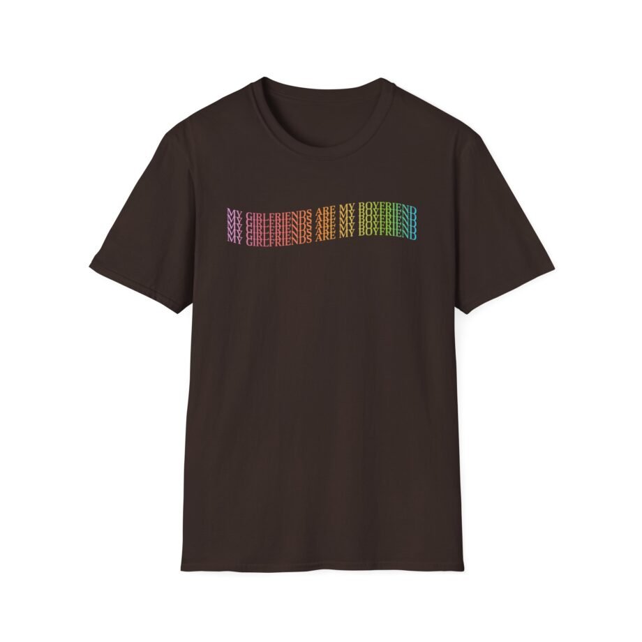 Demi Lovato My Girlfriends Are My Boyfriend Pride Unisex Softstyle T-Shirt