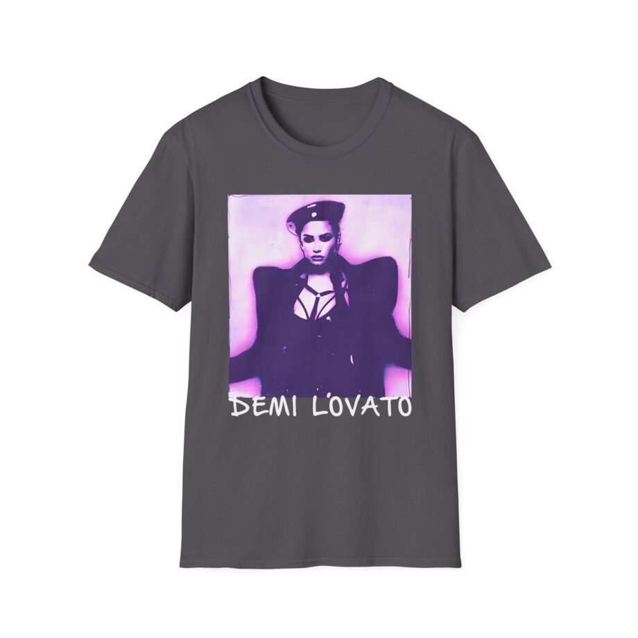Demi Lovato Lilac Gradient Photo Unisex Softstyle T-Shirt