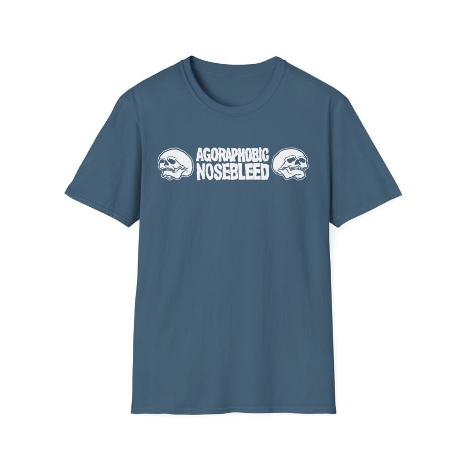Agoraphobic Nosebleed Skulls Unisex Softstyle T-Shirt