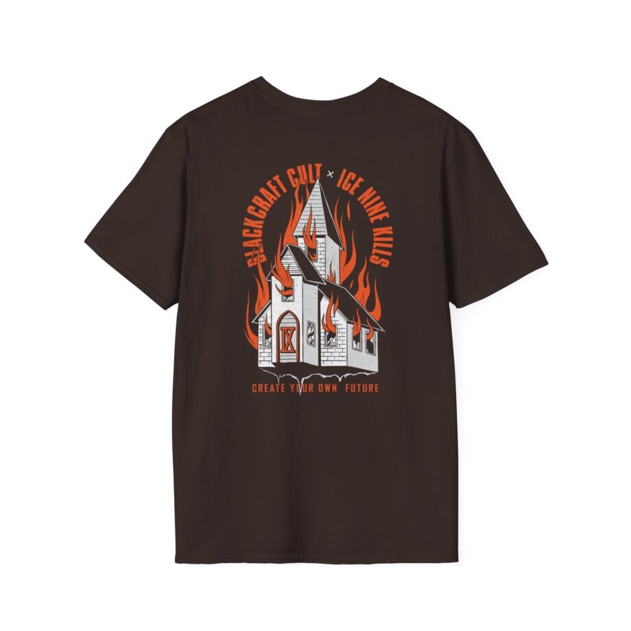 Ice Nine Kills Ink Burning Church Unisex Softstyle T-Shirt