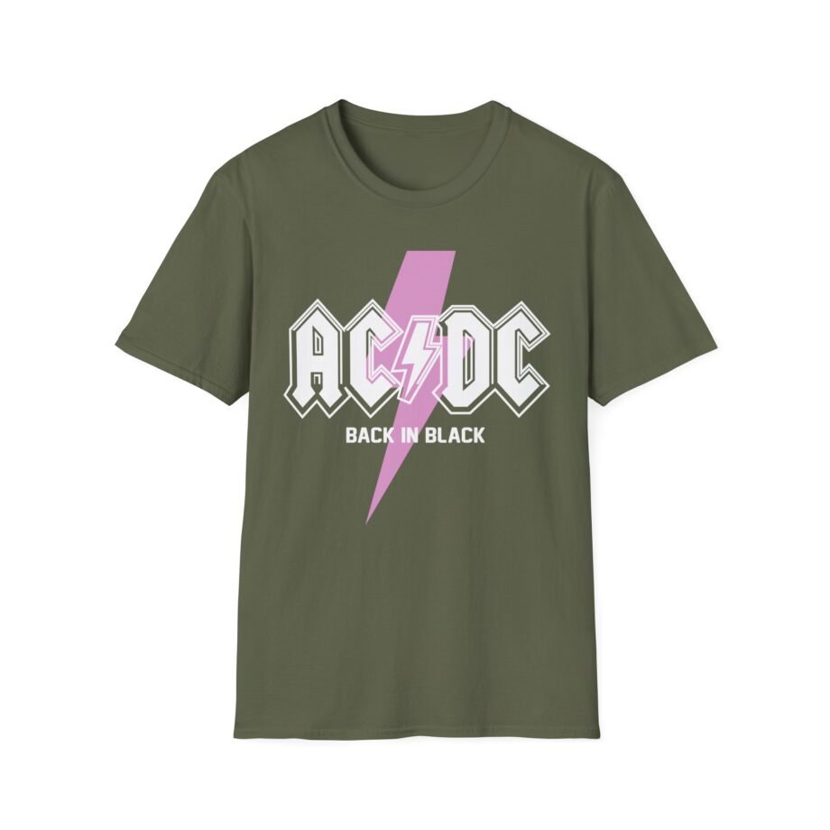 Acdc Back in Black Unisex Softstyle T-Shirt