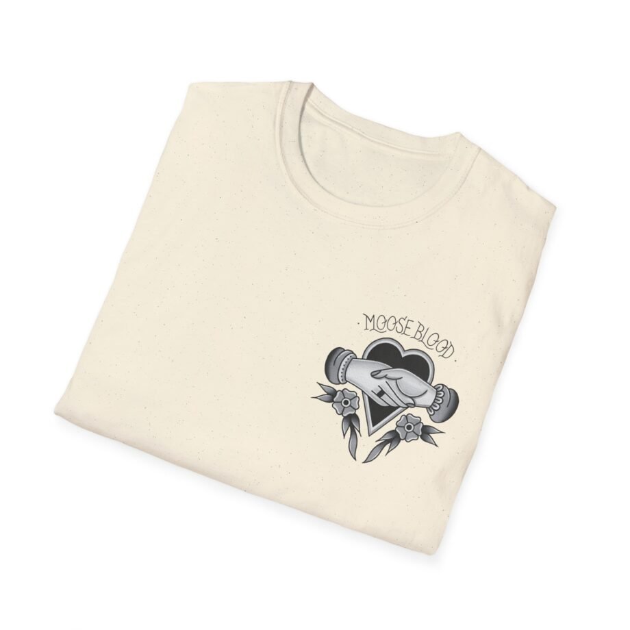 Moose Blood Traditional Tattoo Desig Unisex Softstyle T-Shirt