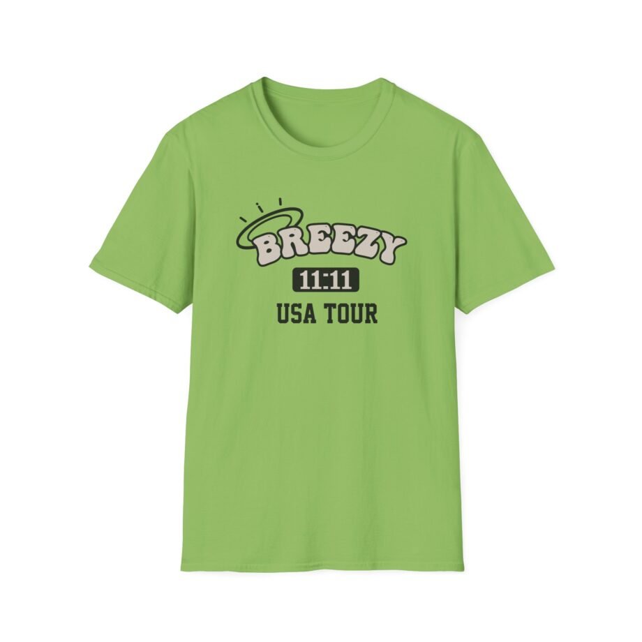 Chris Brown Breezy 11 11 Usa Tour Unisex Softstyle T-Shirt