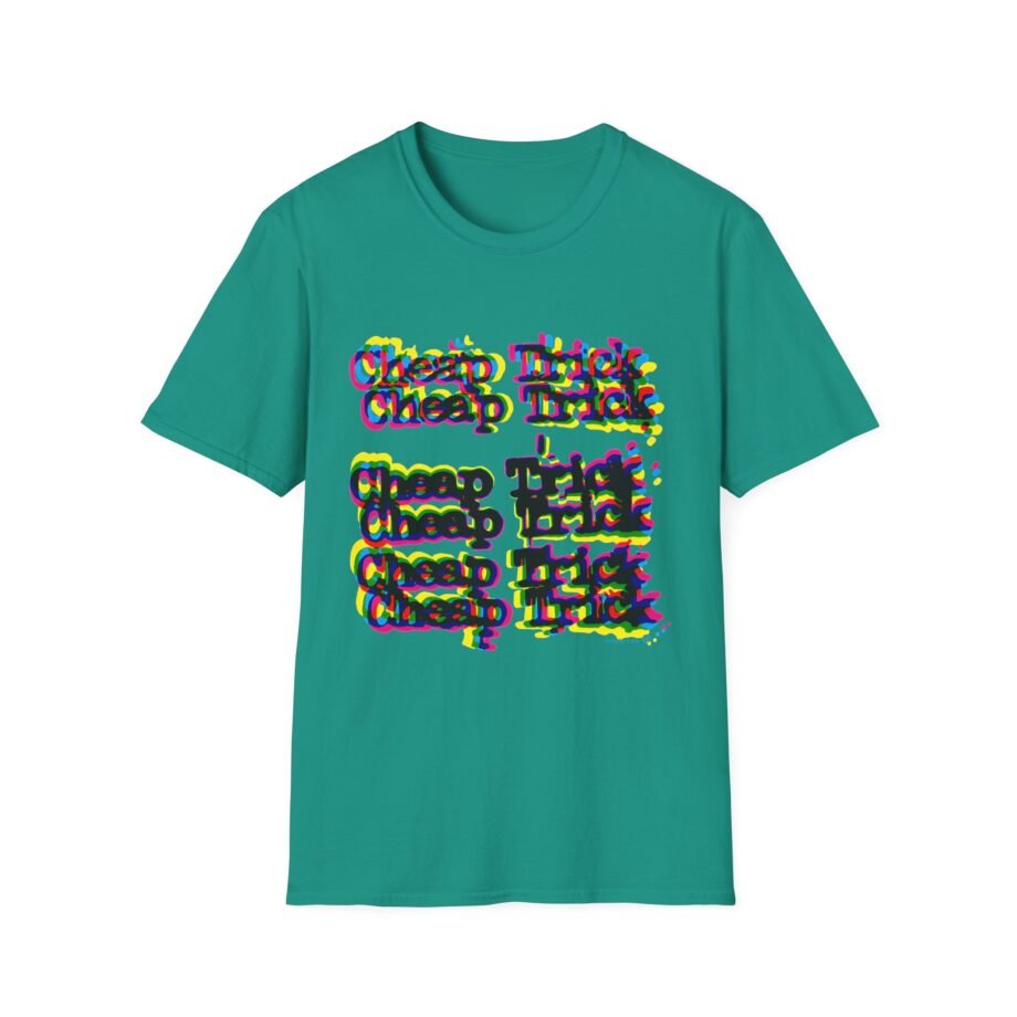 Cheap Trick 3d Logo Unisex Softstyle T-Shirt
