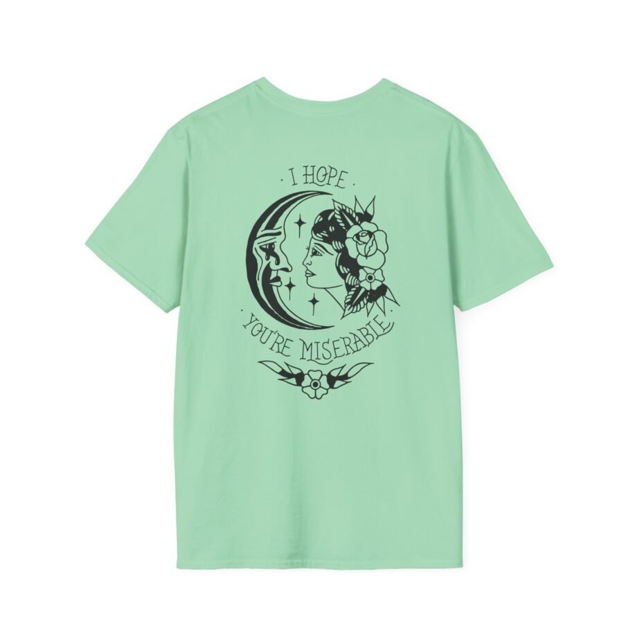 Moose Blood Traditional Tattoo Desig Unisex Softstyle T-Shirt