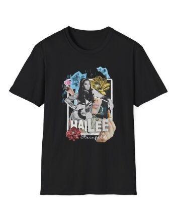 Hailee Steinfeld Retro Collage Unisex Softstyle T-Shirt