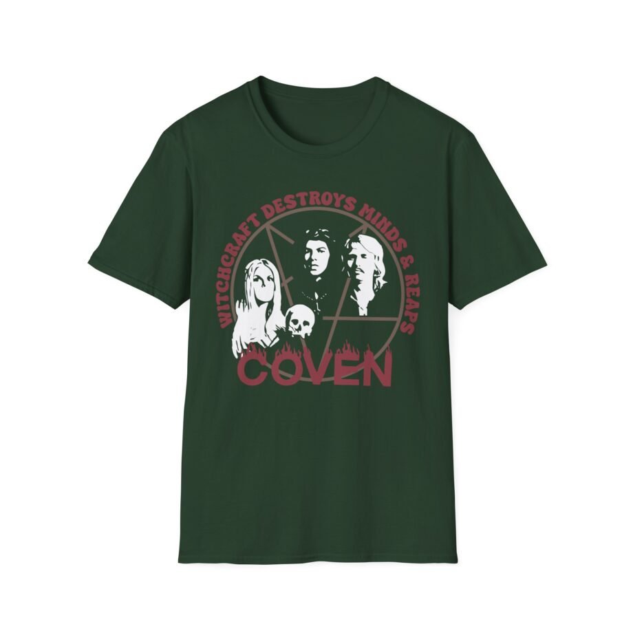 Coven Witchcraft Destroys Minds & Reaps Souls Unisex Softstyle T-Shirt