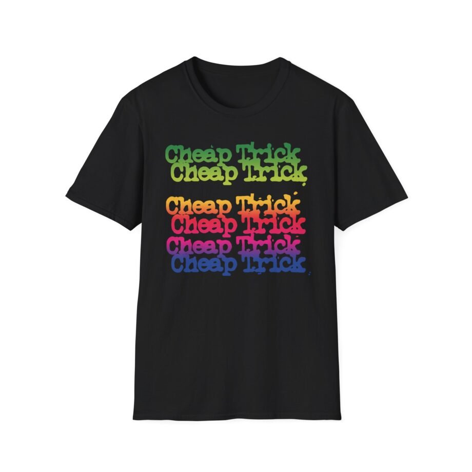 Cheap Trick Rainbow Unisex Softstyle T-Shirt
