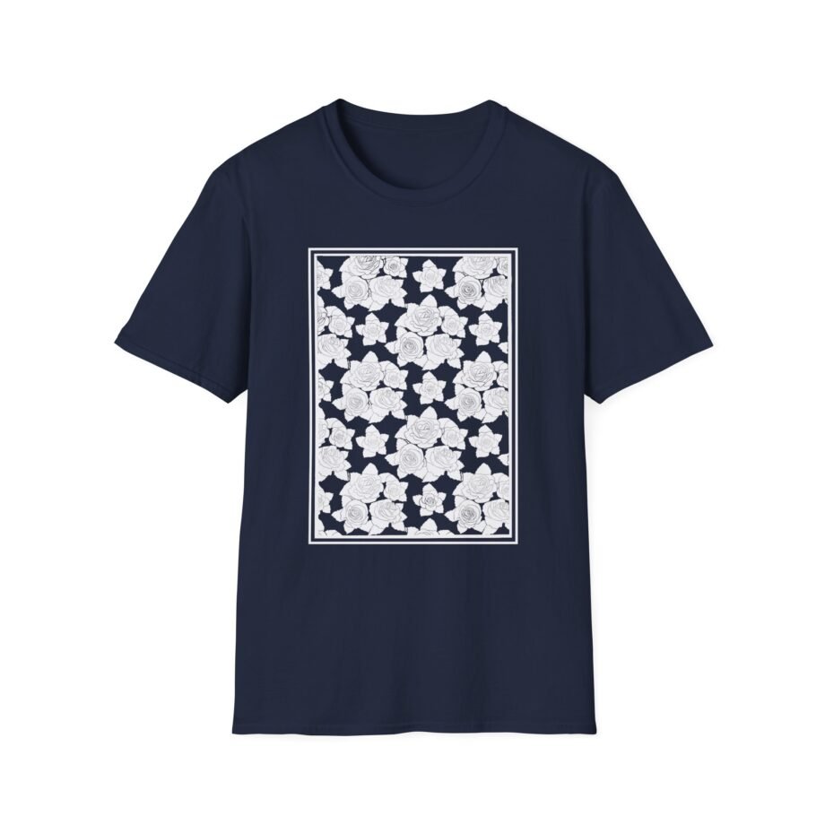 Smoke Floral Unisex Softstyle T-Shirt