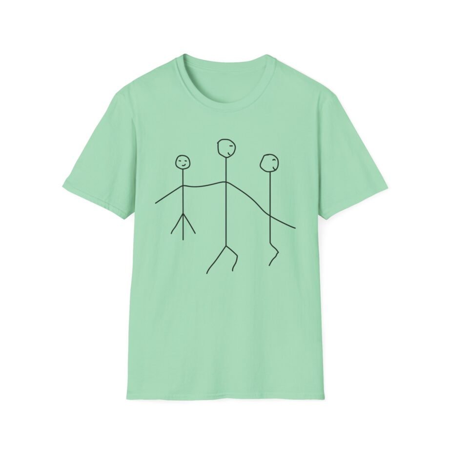 Leith Ross Stick Figures Unisex Softstyle T-Shirt