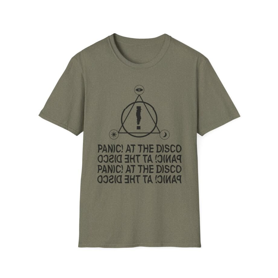 Panic at the Disco Stacked Wave Logo Unisex Softstyle T-Shirt