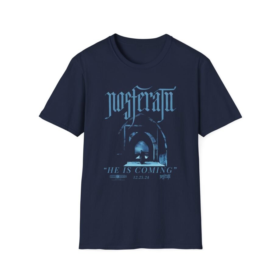 Nosferatu He is Coming Unisex Softstyle T-shirt