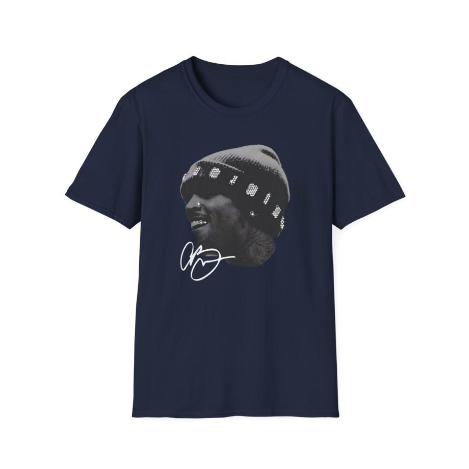 Chris Brown Rhinestone Big Head Unisex Softstyle T-Shirt
