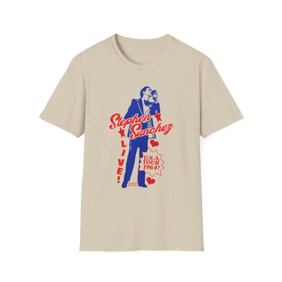 Stephen Sanchez Live U.s.a. Tour 1964 Unisex Softstyle T-Shirt