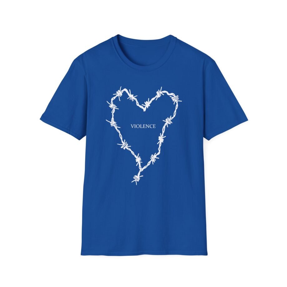 Frank Iero Barbed Wire Hear Unisex Softstyle T-Shirt