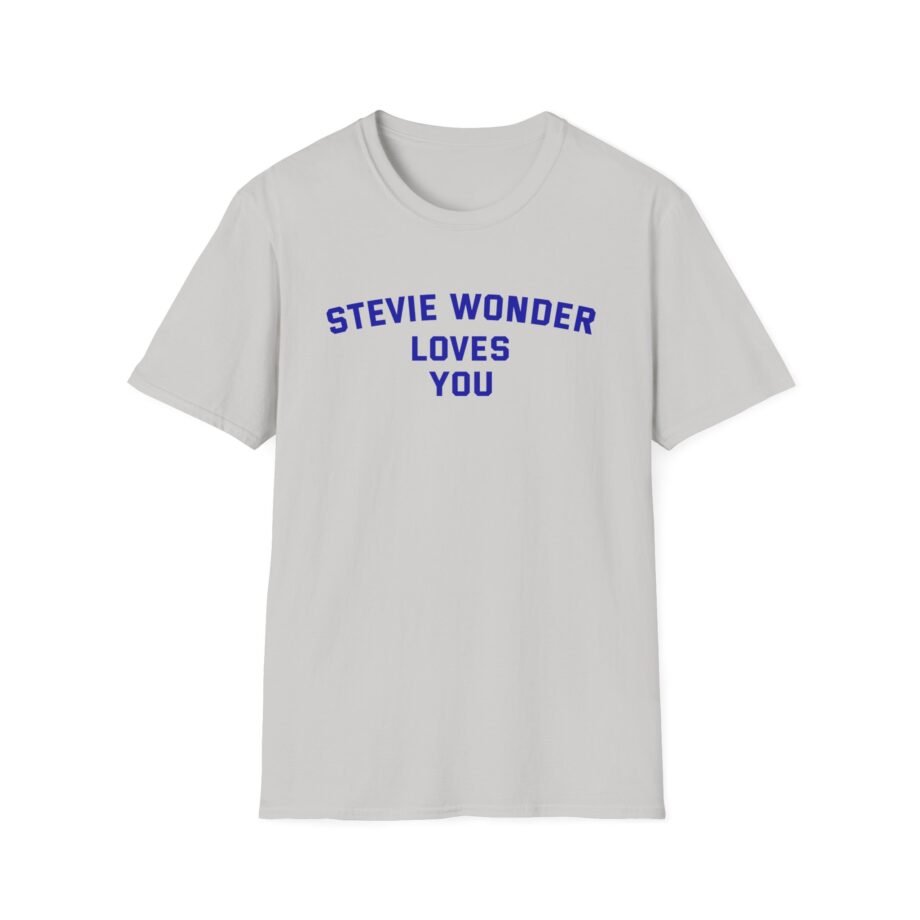 Stevie Wonder Loves You Unisex Softstyle T-Shirt