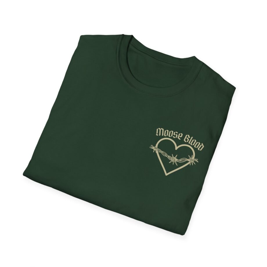Moose Blood Barbed Wire Heart Unisex Softstyle T-Shirt