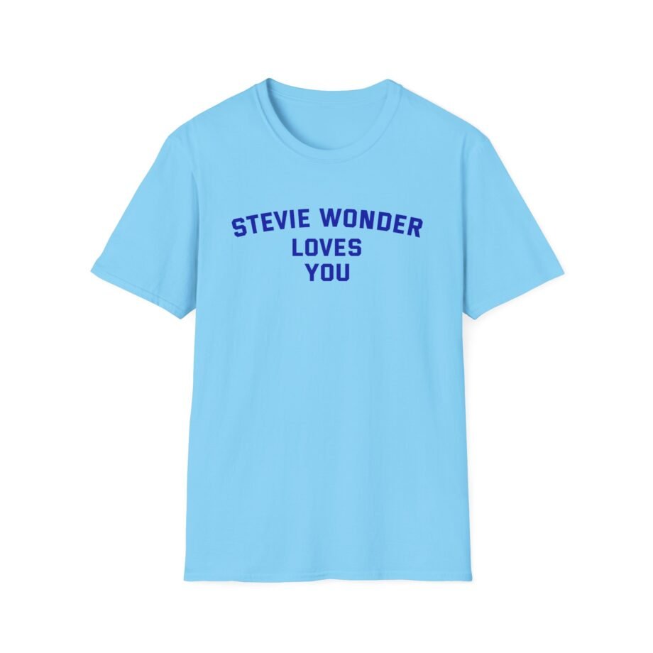 Stevie Wonder Loves You Unisex Softstyle T-Shirt