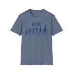 Acdc Evolution of Rock Unisex Softstyle T-Shirt