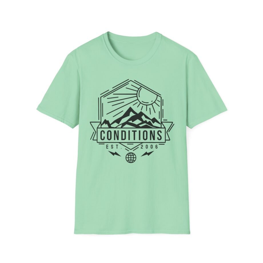 Conditions Mountain Gold Unisex Softstyle T-Shirt