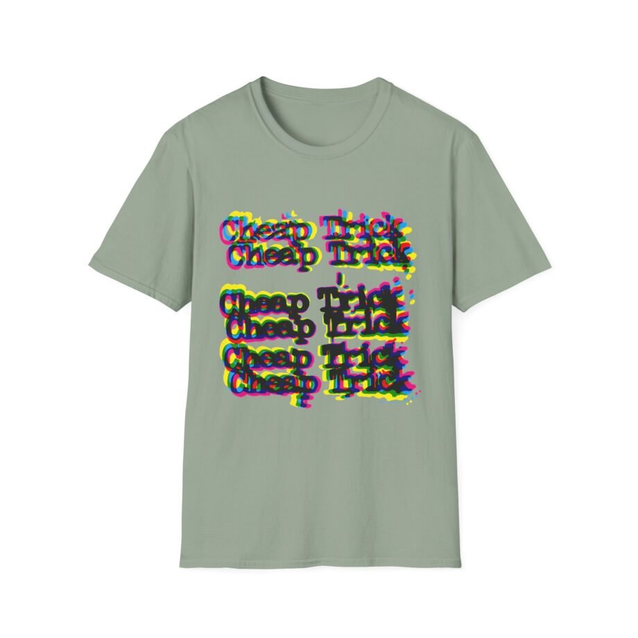 Cheap Trick 3d Logo Unisex Softstyle T-Shirt
