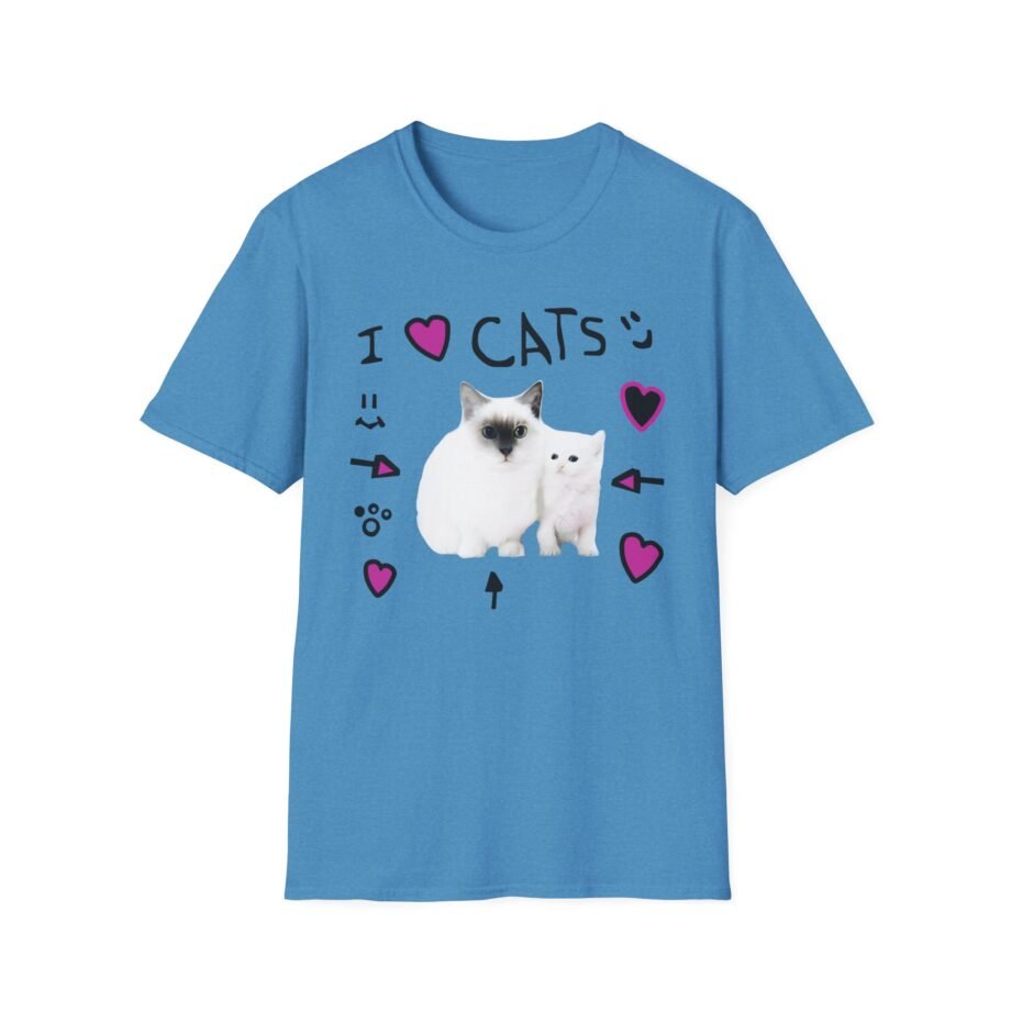 Denis I Love CatsUnisex Softstyle T-Shirt