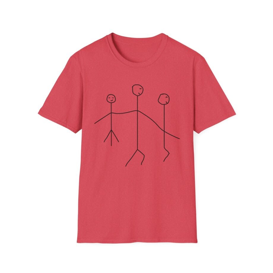 Leith Ross Stick Figures Unisex Softstyle T-Shirt