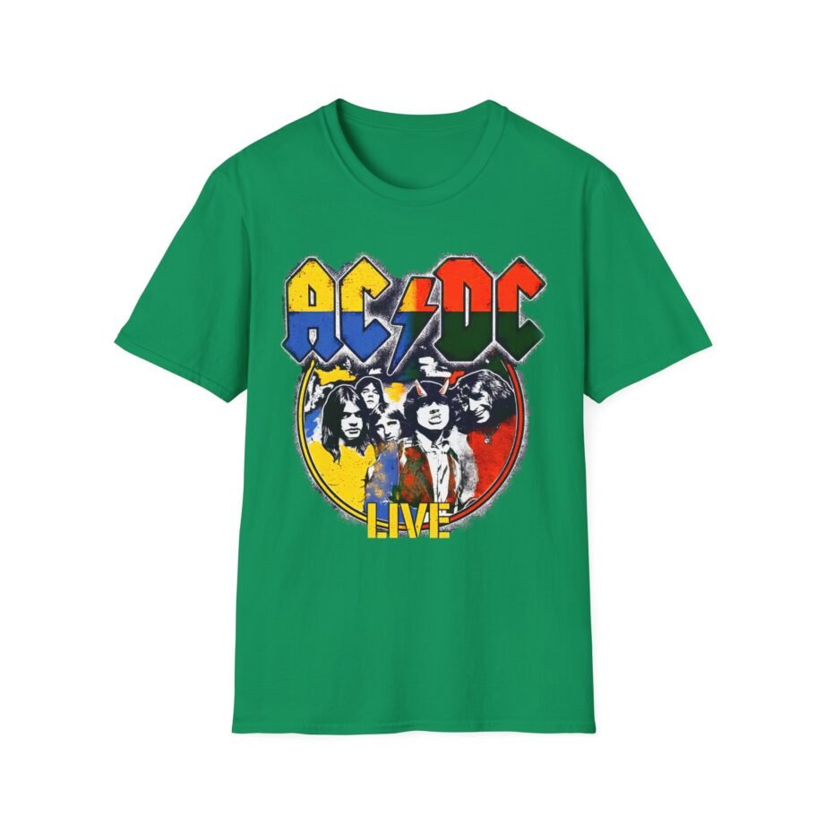 Acdc Live Colorblock Unisex Softstyle T-Shirt