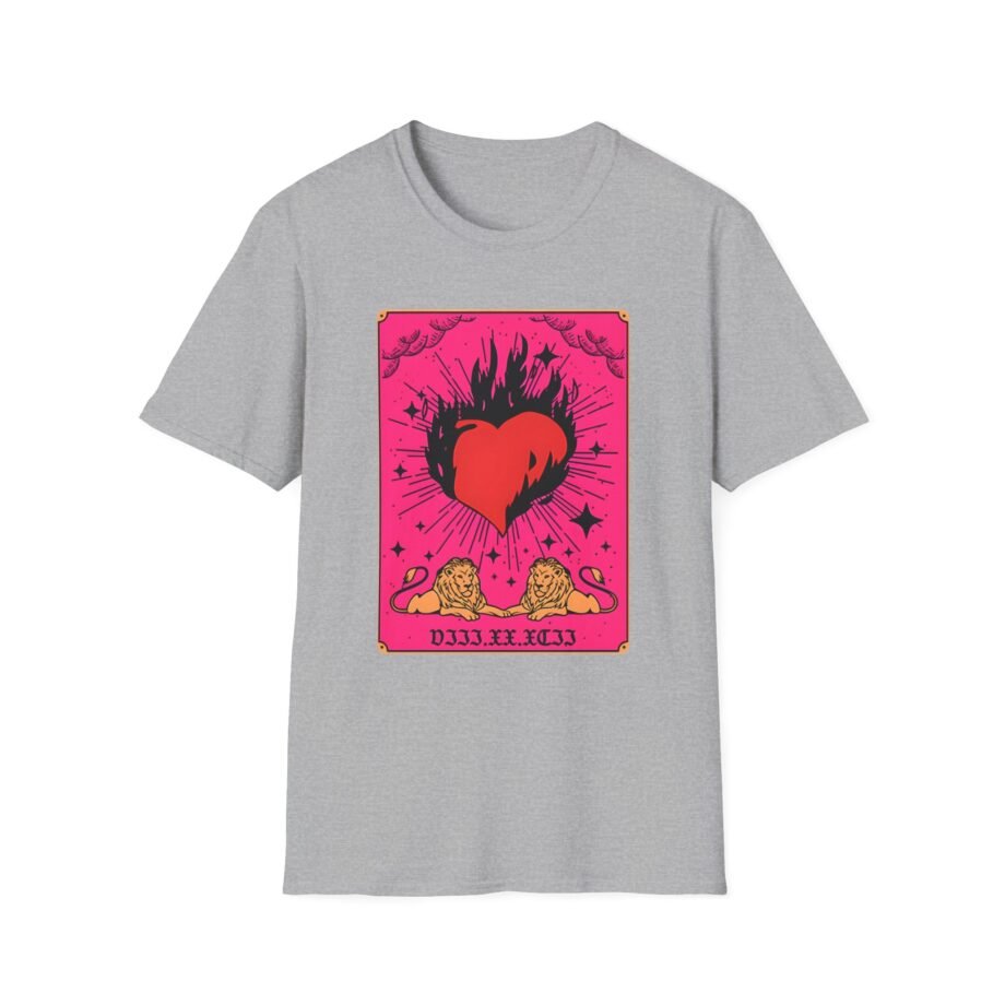 Demi Lovato Burning Heart Unisex Softstyle T-Shirt