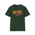 Acdc 1973 Ombr Logo Unisex Softstyle T-Shirt