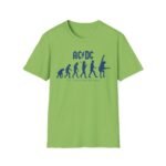 Acdc Evolution of Rock Unisex Softstyle T-Shirt