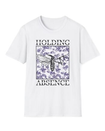 Holding Absence Floral Moth Unisex Softstyle T-Shirt