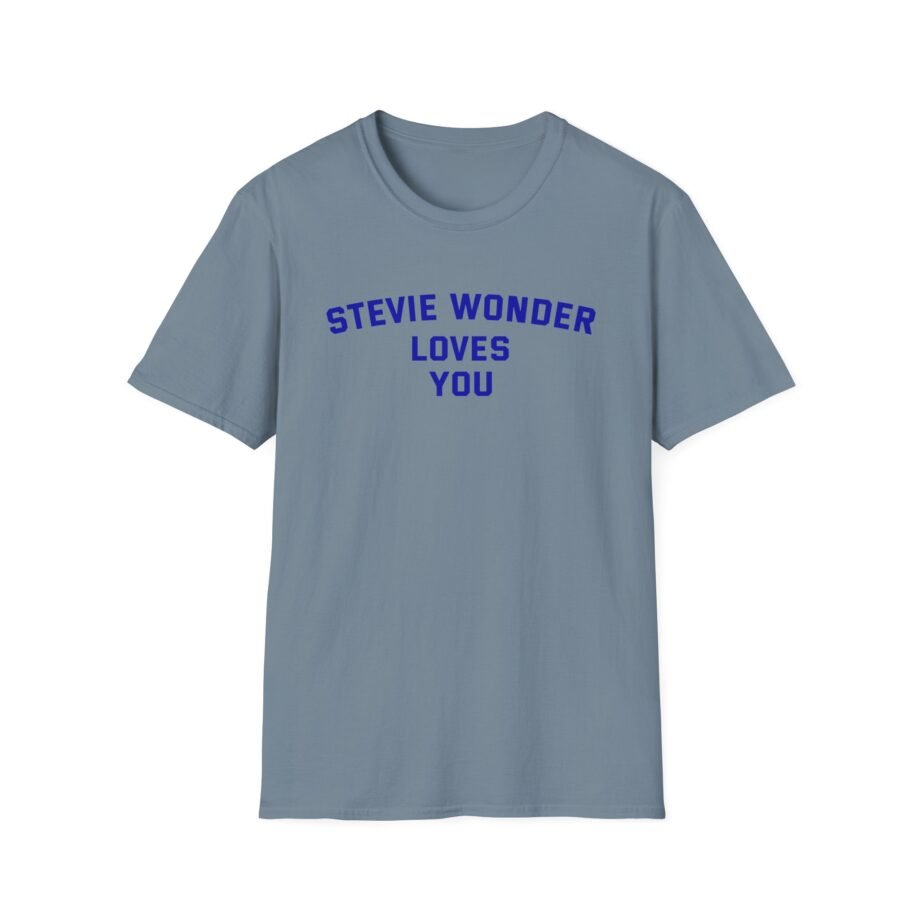 Stevie Wonder Loves You Unisex Softstyle T-Shirt