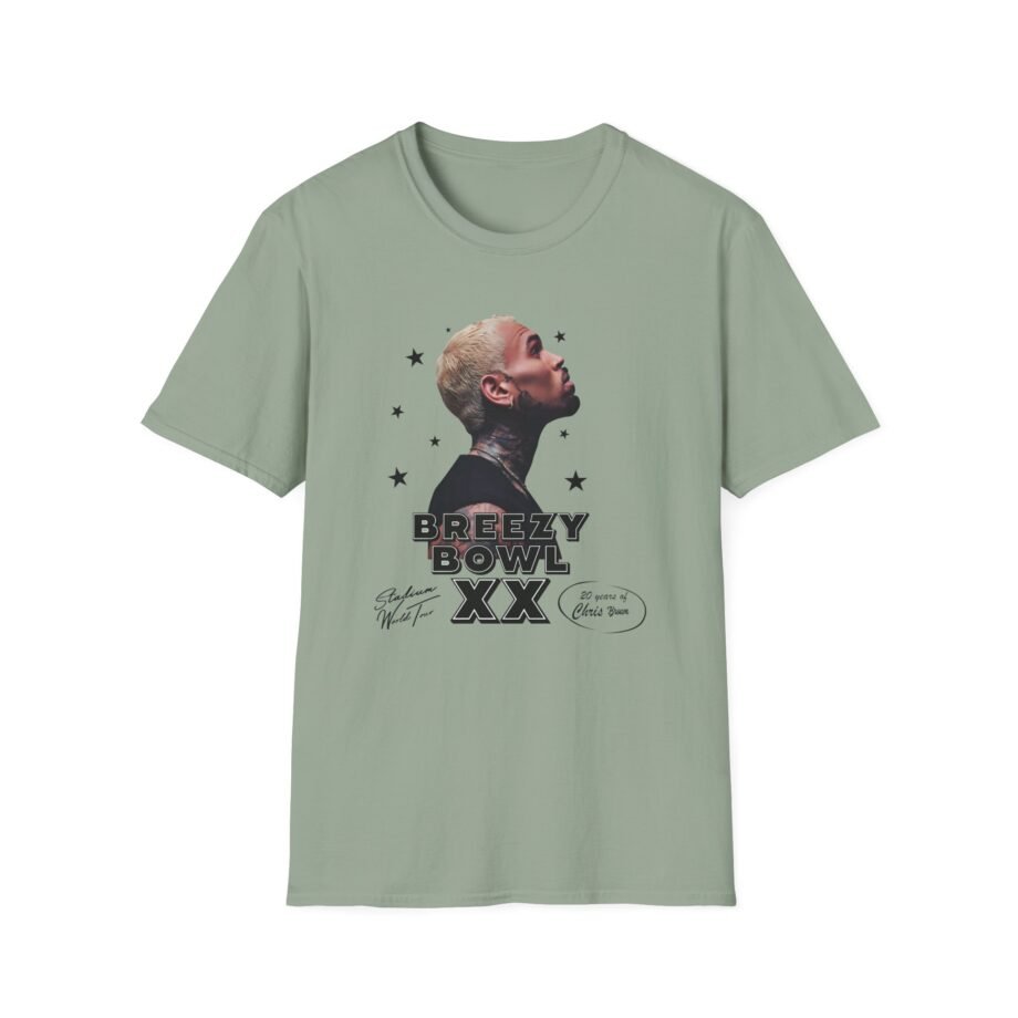 Chris Brown Breezy Bowl Xx Tour Unisex Softstyle T-Shirt