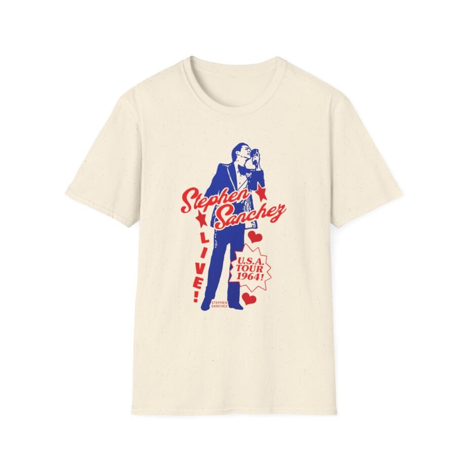 Stephen Sanchez Live U.s.a. Tour 1964 Unisex Softstyle T-Shirt
