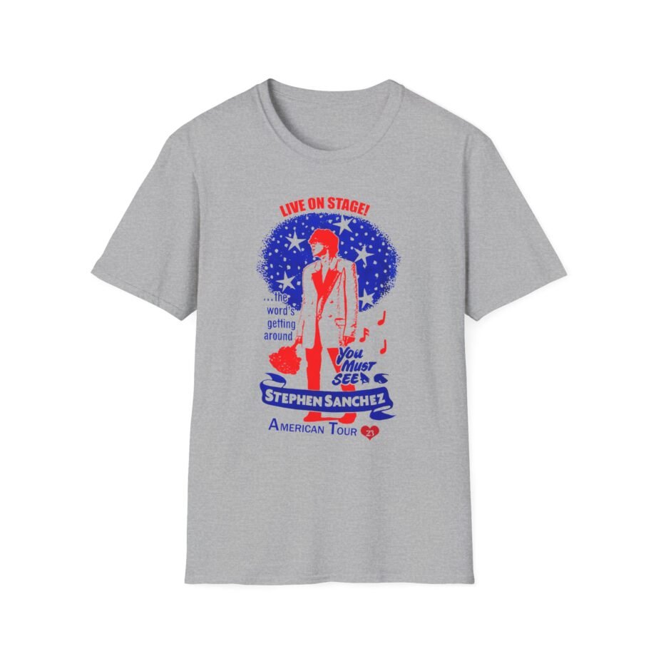 Stephen Sanchez Tour Ringer Unisex Softstyle T-Shirt