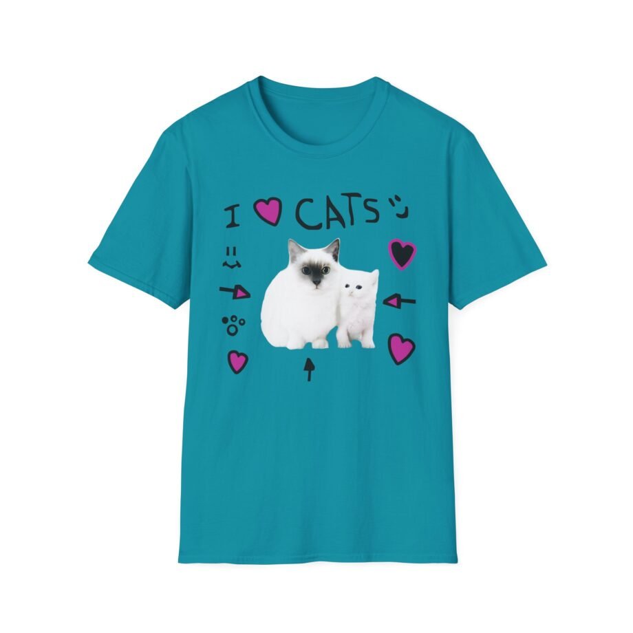 Denis I Love CatsUnisex Softstyle T-Shirt