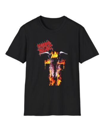 Morbid Angel Flaming Goat Unisex Softstyle T-shirt