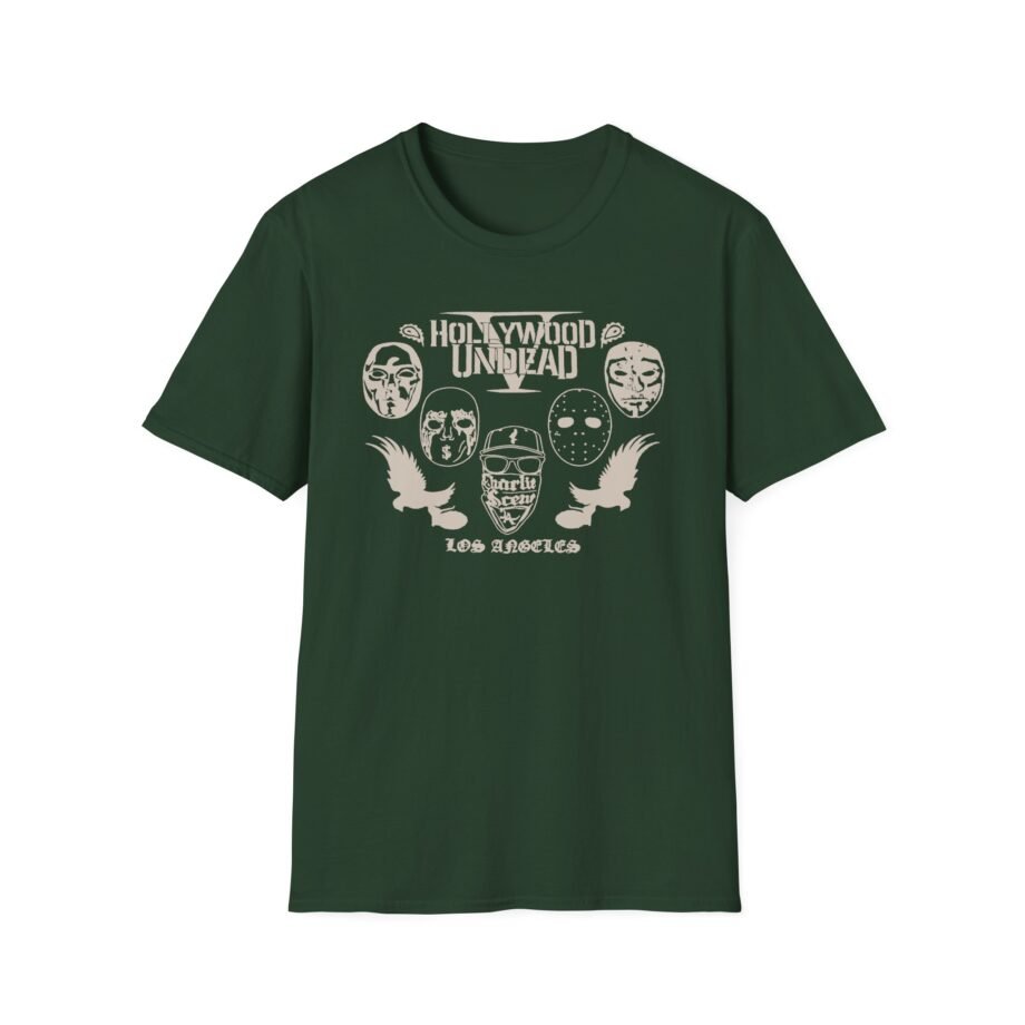 Hollywood Undead Los Angeles Logo Unisex Softstyle T-Shirt
