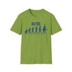 Acdc Evolution of Rock Unisex Softstyle T-Shirt