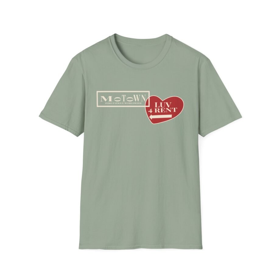 Motown Records Luv 4 Rent Unisex Soft-style T-shirt