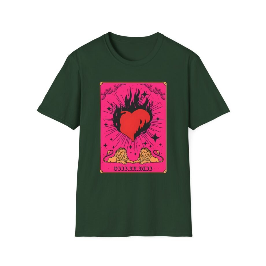 Demi Lovato Burning Heart Unisex Softstyle T-Shirt