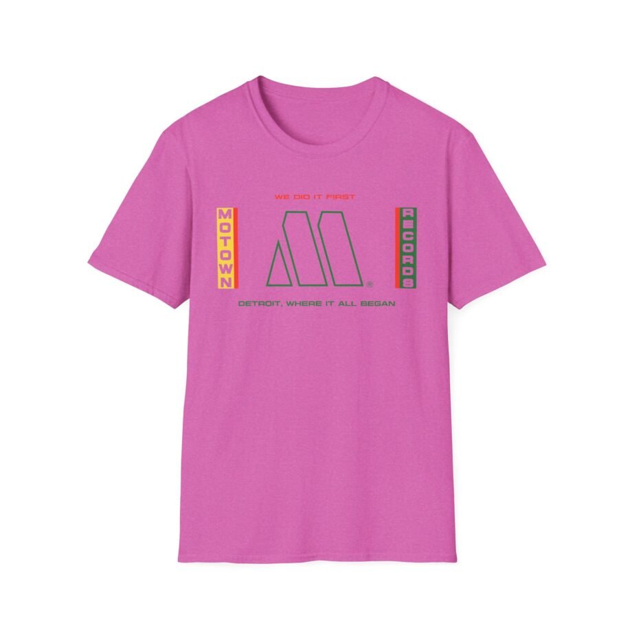 Motown Records We Did It First Unisex Soft-style T-shirt