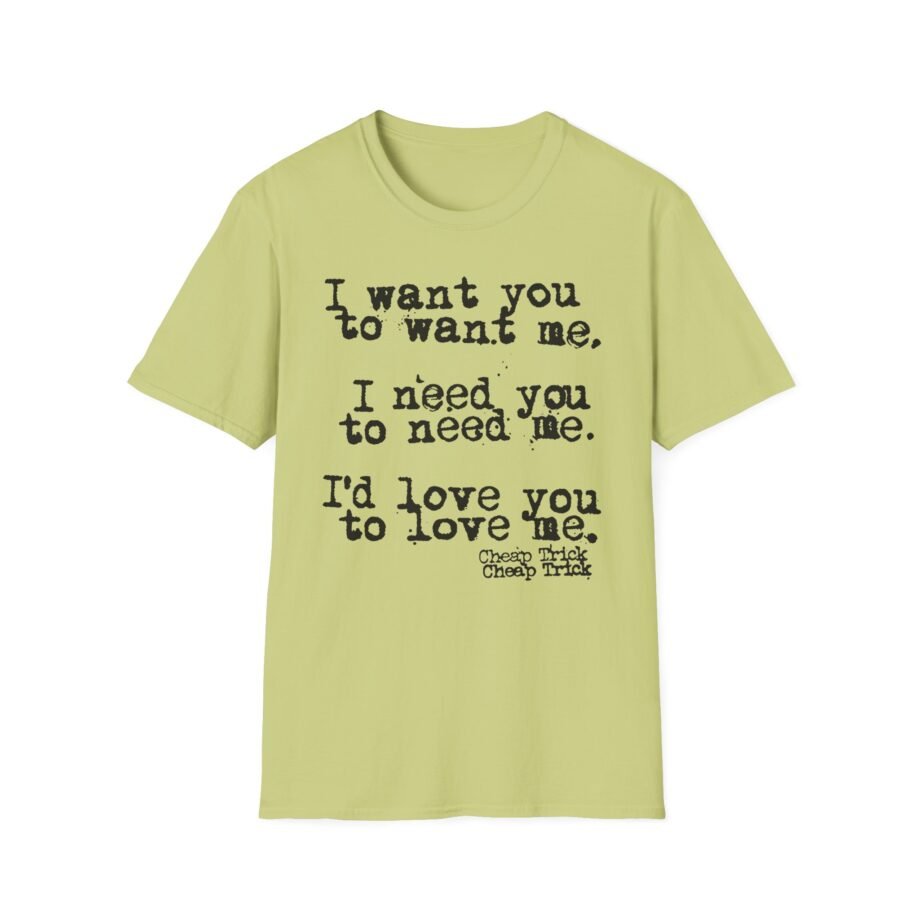 Cheap Trick I Want You to Want Me Unisex Softstyle T-Shirt