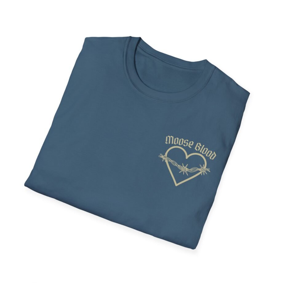 Moose Blood Barbed Wire Heart Unisex Softstyle T-Shirt
