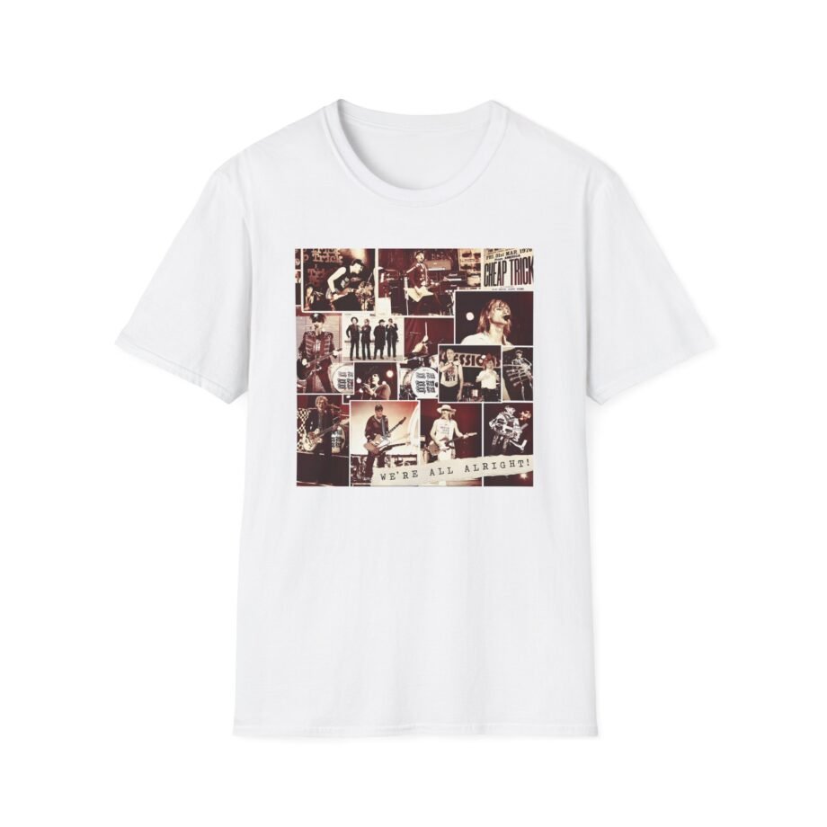 Cheap Trick Photo Collage Unisex Softstyle T-Shirt