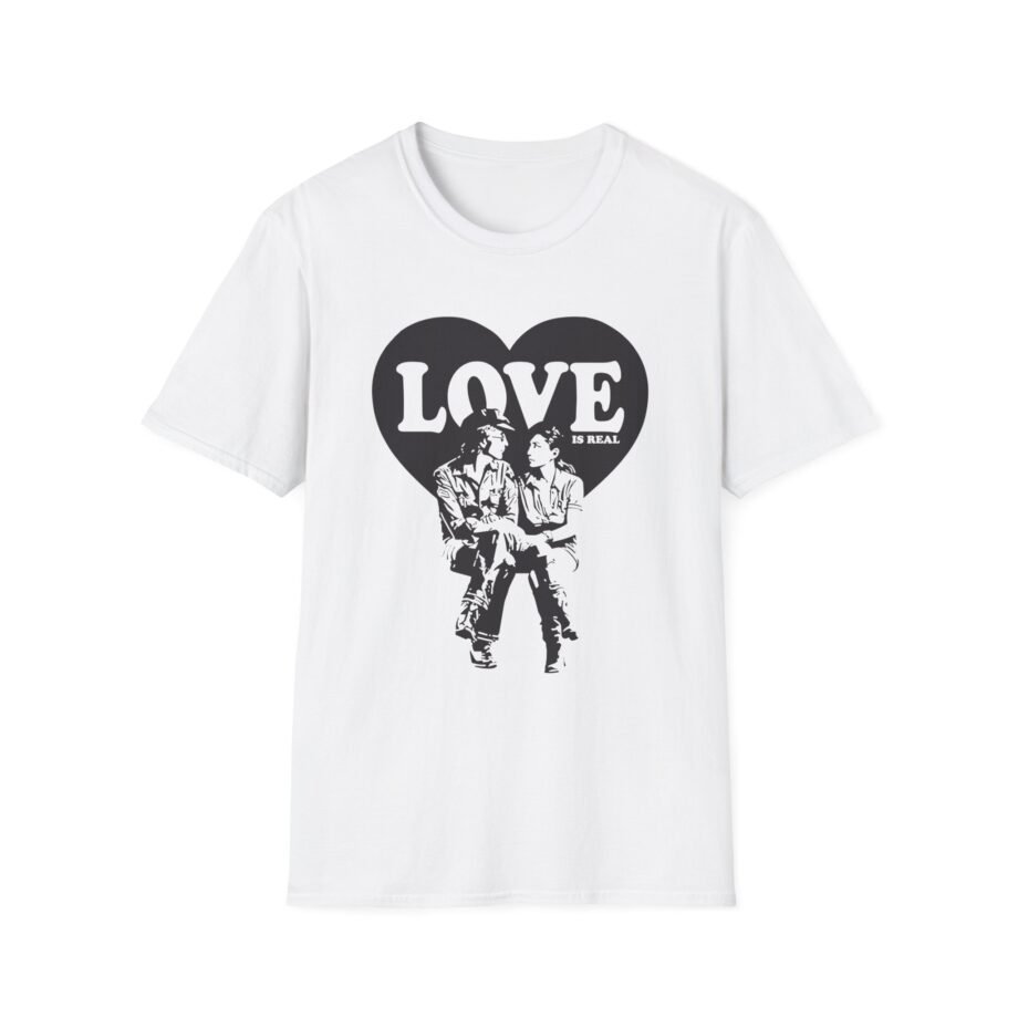 John Lennon Love is Real Unisex Softstyle T-Shirt